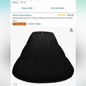 Girls petticoat